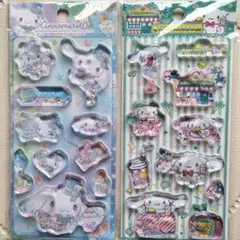 シナモロール　ウォーターシール・水シール　2枚セット【海外公式正規品】