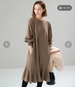 裾フレアワンピース　F byROOSO