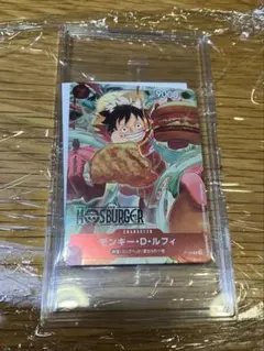 モスバーガー ×ワンピース　コラボ　モンキー・D・ルフィ キャラクターカード