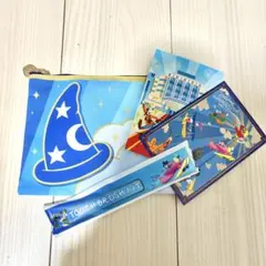 ディズニーアンバサダーホテル ミッキー 弟子ポーチ&ポストカード
