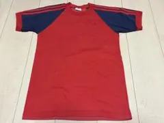 adidas☆MADE IN USA コットンポリTシャツkidsXLused品