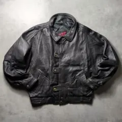 90s vintage 羊革 シープスキン 短丈 レザージャケット