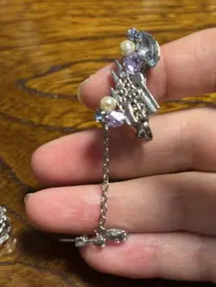 アクシーズファムとシンデレラのコラボイヤカフ＆ピアスとリングのセット