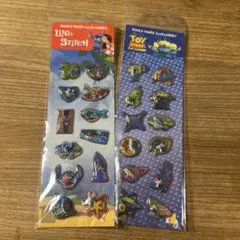 【新品未使用】リロアンドスティッチ & トイストーリー カプセルシールセット