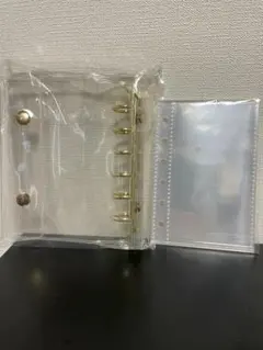 ゴールド シール帳 A7 リフィル 10枚 セット A7 6穴 バインダー