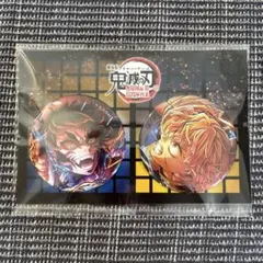 【新品未開封】 鬼滅の刃　キービジュアル　第5弾　缶バッジセット　我妻善逸　獪岳のサムネイル