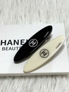 【新品】CHANELシャネル ヘアクリップ ヘアピン ノベルティ 2個セット