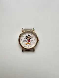 新品電池⭐️SEIKO ALBA ディズニー ミッキー 腕時計 赤 プラスチック