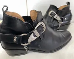 そ*そ様 ウエスタンレザーブーツ　サイズ表記無し　　　　サイズ25,5〜26,0