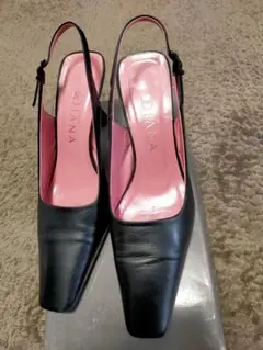DIANA　ダイアナヒールパンプス　黒23.5cm