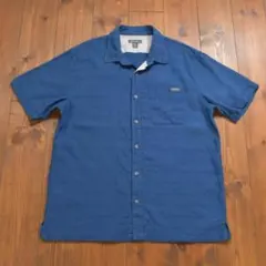 EddieBauer エディーバウアー 半袖シャツ ネイビーブルー Lのサムネイル