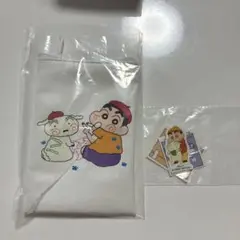 クレヨンしんちゃん ポーチとシールセット