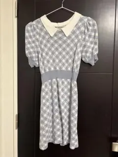 ジルチュ jiltu petit frill dress ブルー S - メルカリ
