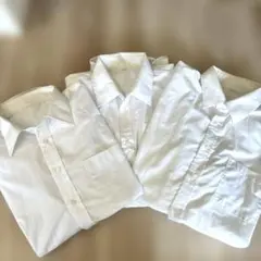 ワイシャツ　ＬＬ　長袖　まとめ売り　3枚　白 メンズ　カッターシャツ
