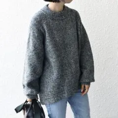 SHIPS WOMEN 〈手洗い可能〉ハイネック メランジ プルオーバー