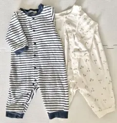 ファミリア　70cm ロンパース　ストライプ 西松屋　セット　まとめ