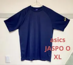 アシックスasics アスレチックTシャツ　新品タグ付き　JASPO O 濃紺のサムネイル