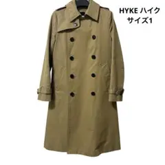 HYKE ベージュ ダブルブレスト トレンチコート サイズ2 - メルカリ