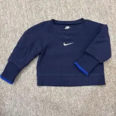Nike ネイビートレーナー 6M 62~68 刺繍 ブルー