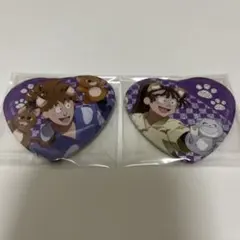 忍たま乱太郎ナンジャタウンハート缶バッジ尾浜勘右衛門、鉢屋三郎