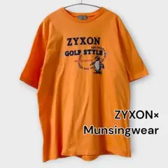 マンシングウェア ペンギンプリントTシャツ 表記M（L相当）オレンジのサムネイル