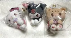 mikko×Sanriocharacters ドーナツデザインマスコット 3点
