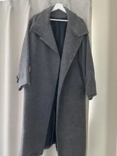 もも子太郎さま】HEVO ロングコート 46 OSTUNI BLACK - メルカリ