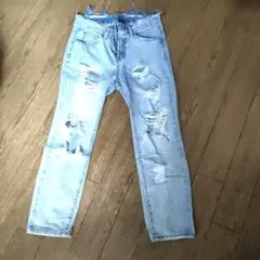 ダメージデニム S