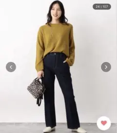 グローバルワーク　フレアデニム　Sサイズ