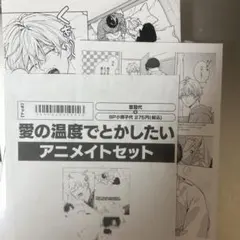 【特典のみ】愛の温度でとかしたい Hiカロリー アニメイト特典 小冊子