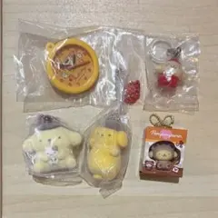 ポムポムプリンカプセルトイ・ガチャガチャセット 5個