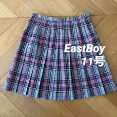 EASTBOY イーストボーイ　ピンクチェック　スクールスカート　11号