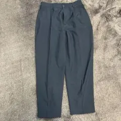 GU ドライワイドイージーアンクルパンツ　M ブラック