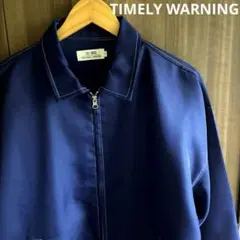 【オシャレ◎】TIMELY WARNING ジップアップショートブルゾン