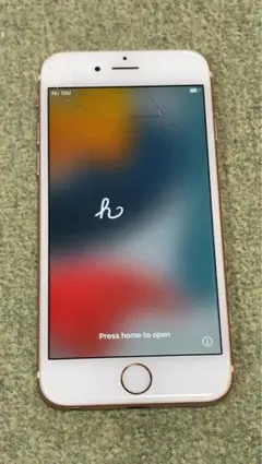 iPhone 6s ローズゴールド 画面にひびあり　64GB