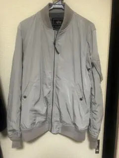 グレー MA-1スタイルジャケット