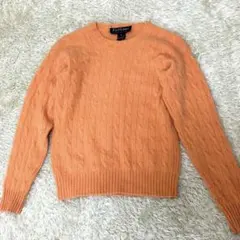 ラルフローレン　コレクション　90年代　ケーブル　カシミヤ100 Mサイズ