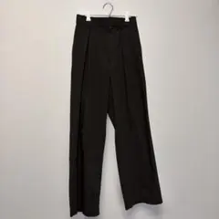 UNIQLO ユニクロ　ブラウン　ワイドパンツ プ　スラックス　ズボン
