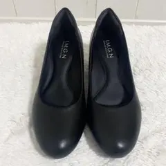 I.M.G.N 洋服の青山 パンプス ヒール 幅広 4E ビジネス 就活のサムネイル