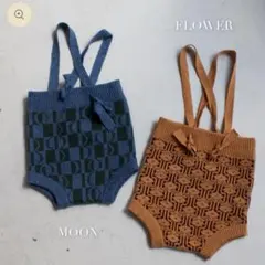 semonapartment PATTERNCOTTONKNITBLOOMERS