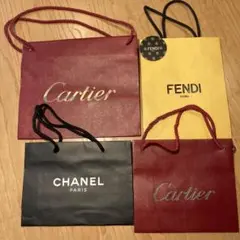ブランド紙袋　4枚