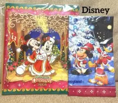 Disney クリスマス　1997年レトロハンカチ　2008年フォトアルバム