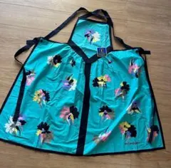 Yves Saint Laurent エプロン 花柄 ターコイズのサムネイル