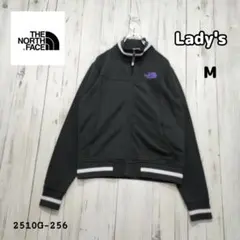 ✩ノースフェイス✩ジャージ　レディースM ブラック　刺繍ロゴ