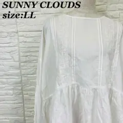 SUNNY CLOUDS フェリシモ チュニック ホワイト LL【11561】のサムネイル