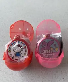 サンリオ　クッキー缶チャーム　ハローキティ・マイメロディ