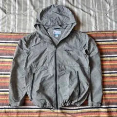 columbia ギンガムチェック ナイロンジャケット マウンテンパーカー