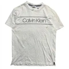 カルバンクライン ロゴ Tシャツ メンズ S 白 モード ストリート CK
