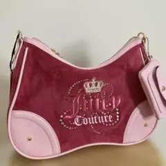 Juicy Couture ベロア トートバッグ ピンクのサムネイル