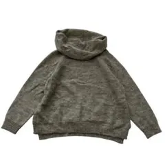 BRAHMIN ブラーミン　モヘヤ　ウール　タートルネックニット　グレー　38